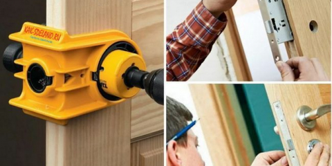 Zámek ve vnitřních dveřích: jak jej zabudovat sami?